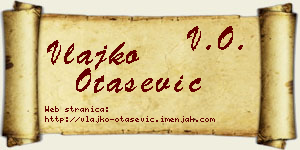 Vlajko Otašević vizit kartica